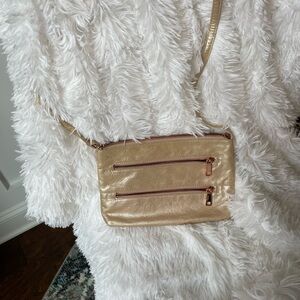 Original Hobo Golden Champagne Crossbody
